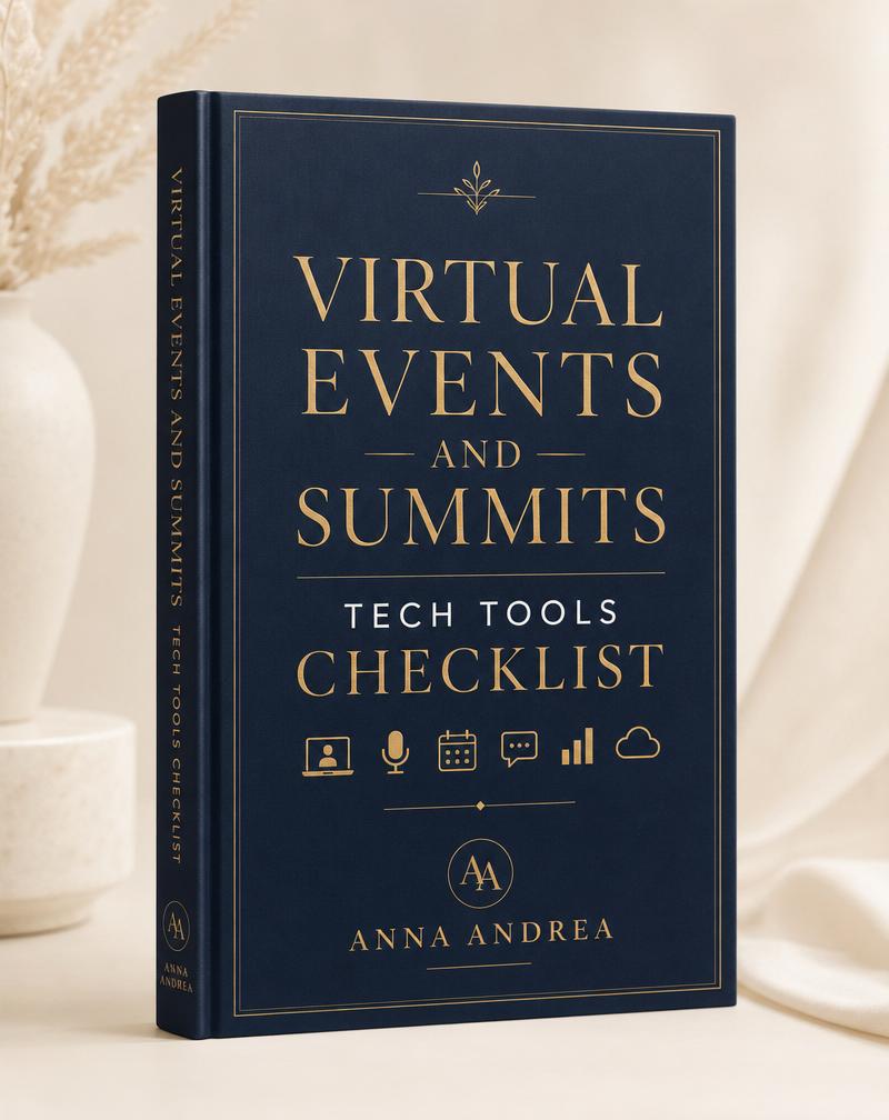 Virtual Events & Summits Tech Tools Checklist cover